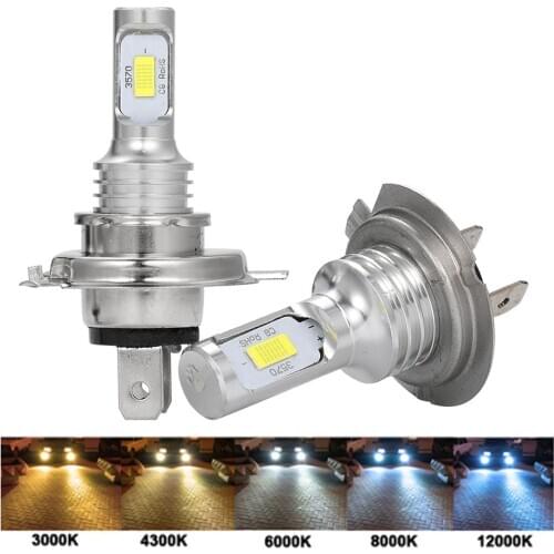 12000lms MINI Canbus CSP Car Headlight H7 H4 H11LED lamps for Cars motorcycle H4 H8 H11 Fog light 6000K luces led para Auto