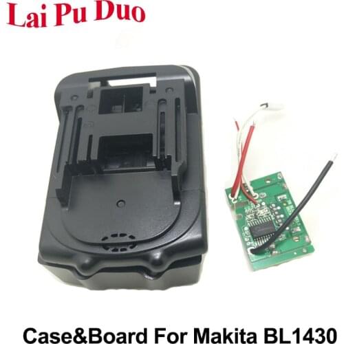 BL1430 Battery Plastic Case (no battery cell) Charging Protection Circuit Board For Makita 14.4V Li-ion 194230-4 LXT400 Battery