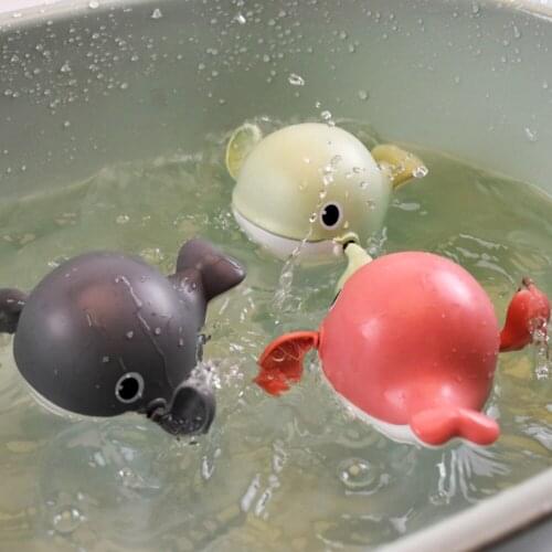 Cartoon Animal Clockwork Toy ABS Water Game Swimming Toy Classic Swimming Bathroom Wind Up Toys for Baby Kids Bath Pool Access