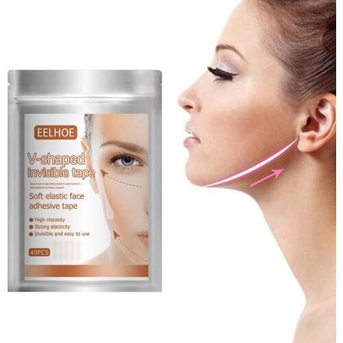 Face Lifting Patch Invisible Lift Chin Thin Face Sticker Face Care Skin Tape Beauty Up Lift Make Adhesive Tools A1Y8