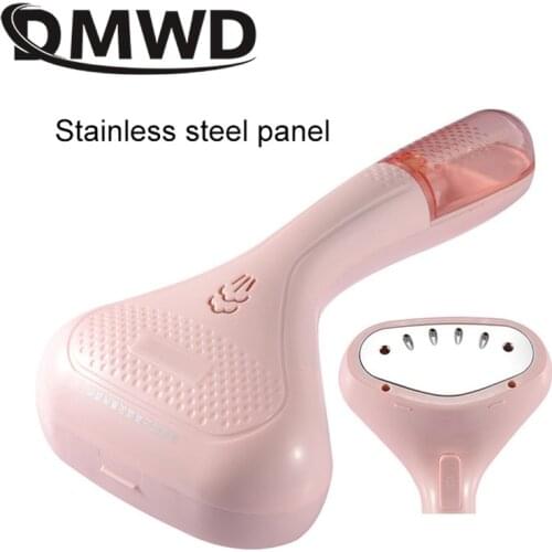 DMWD MINI Handheld Garment Steamer Cleaning Brush Electric Portable Steam Iron Fabric Clothes Underwear Ironing Machine EU Plug