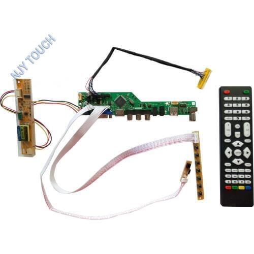 Powerful HDMI USB AV VGA TV LCD Controller Board kit for LP156WH1 LTN160AT01 1366x768 Panel