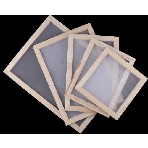Paper Making Screen Papermaking Frame Paper Maker Kit Supplies Mould Screen Frame DIY Dried Flowers Art Crafts Handcraft
