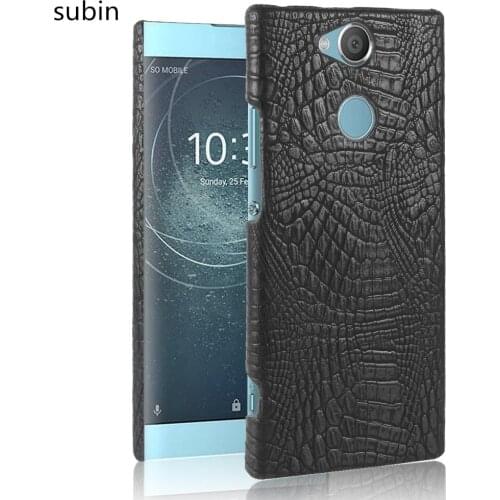 New For Sony Xperia XA2 XA2Ultra Case Luxury Crocodile pattern PU leather Case For Sony Xperia XA2 fashion Phone Case Back Cover