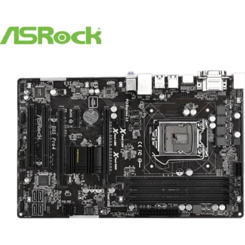 Desktop motherboard ASROCK B85 Pro4 DDR3 LGA 1150 USB2.0 USB3.0 boards 16GB B85 ATX used mainboard PC