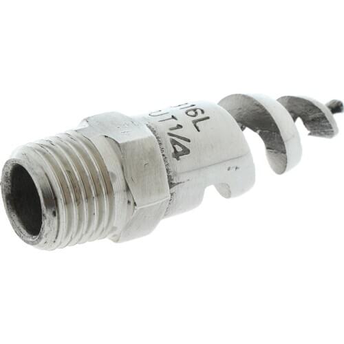 Spiral Cone Atomization Spray Nozzle 1/4 inch Sprinkler Head Male Thread 120