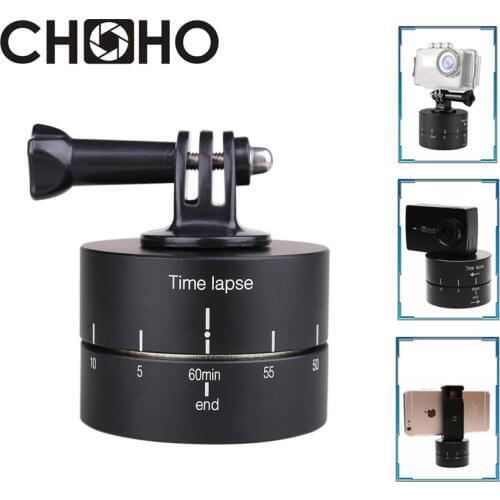 Time Lapse Stabilizer Photography Aluminum Panning 360 Degrees Rotating 60 Min Yuntai for Gopro 8 7 6 5 Xiaomi DSLR Phone