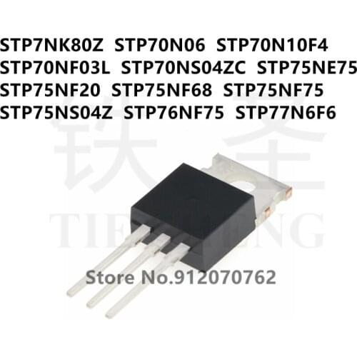 STP7NK80Z STP70N06 STP70N10F4 STP70NF03L STP70NS04ZC STP75NE75 STP75NF20 STP75NF68 STP75NF75 STP75NS04Z STP76NF75 STP77N6F6
