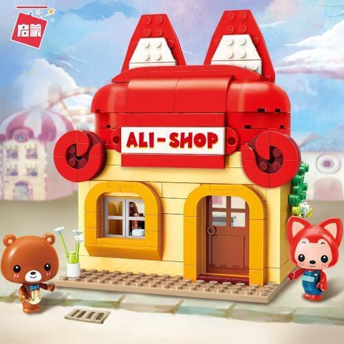 Building block house girl assembling toy princess house gift educational girl toys bricks Figures Accessory Model