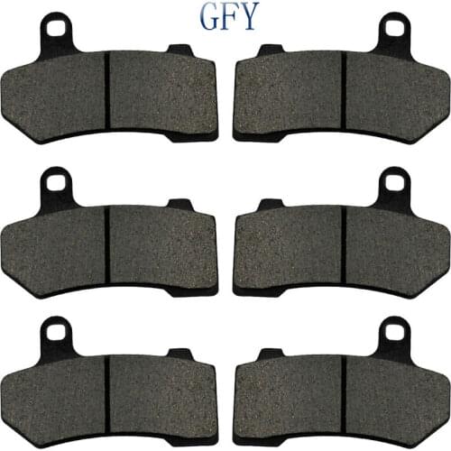 For HARLEY DAVIDSON Touring FLHR FLHRCI FLHR Road King 2008 2009 2010 2011 2012 Motorcycle Brake Pads Front Rear