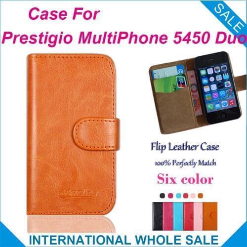 High Quality Multi-Function Card Slot Flip Leather Cases For Prestigio MultiPhone 5450 Duo Cover Phone Bag Tracking