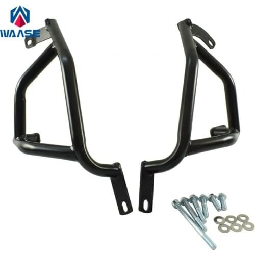 Waase Motorcycle Engine Bumper Guard Frash Stunt Cage Crash Bar Frame Guard Protector For Kawasaki Z250 Z400 2018 2019 2020
