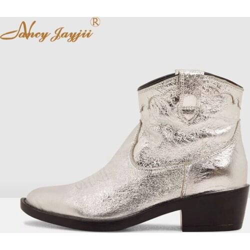 Women Adult Boots Ladies Shoes Ankle Slip-on Round Toe High Square heel Mature Concise Nancyjayjii Mature Elegant Fashion 2019