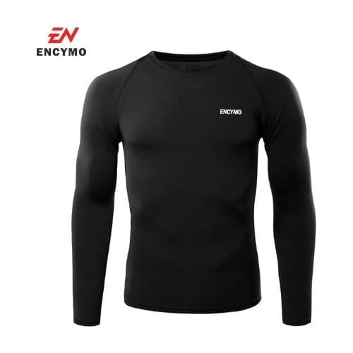 2021 ENCYMO Cycling Base Layers Long Sleeves Compression Tights Bicycle Running Bike Clothes Jersey Sports Clothing