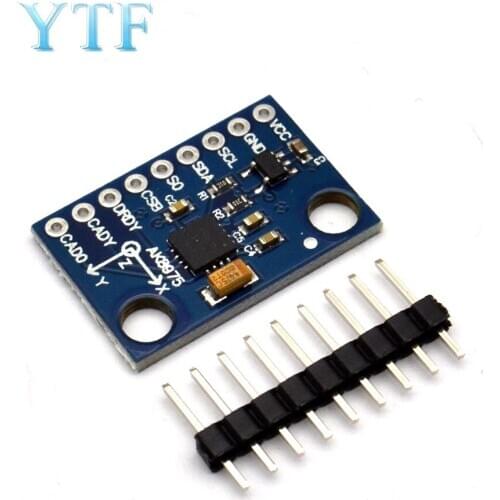 AK8975 Three-axis Electronic Accelerometer Gyroscope Compass High Precison Compass Module IIC I2C SPI For arduino 3-5V