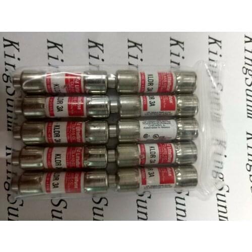 Free shipping 10pcs KLDR 3 genuine American Netlon CLASS CCTIME-DELAY delay fuse / fuse 600V3A
