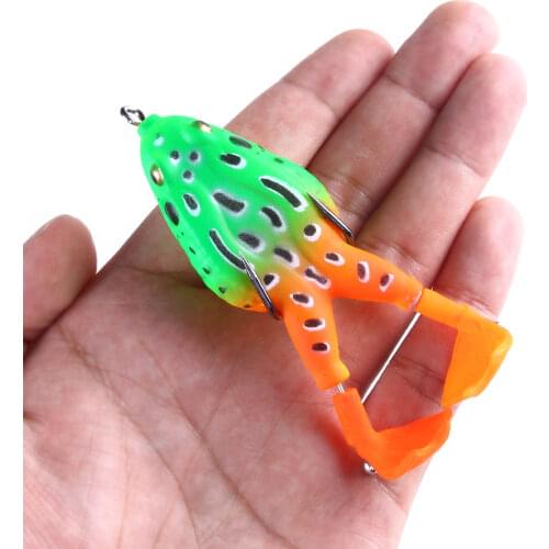 Minnow Fishing Lure Frog Soft Bait Silicone 9cm 12g Artificial Crankbait Wobbler Jig Soft Lure