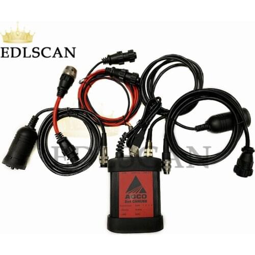 For AGCO CANUSB EDT Interface Electronic Diagnostic Tool Heavy Duty Agricultural Diagnosis Scanner