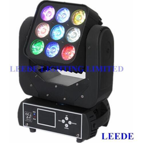 Hot Selling !!! 4pcs/lot 9X10W 4 IN 1 RGBW led moving head washer light led stage dmx DJ lighting
