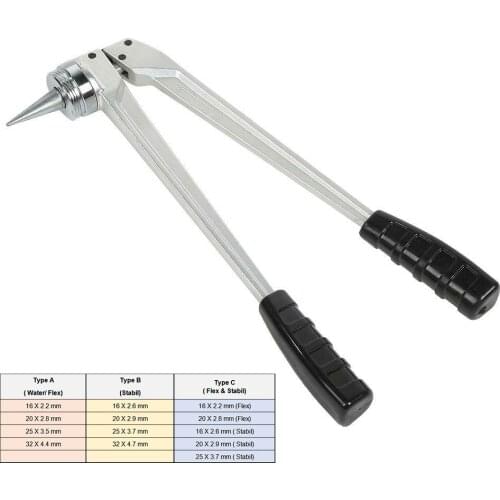 IGeelee Rehau Tube Fitting Tool For Pipe Expander PE-1632F(S) Range From 16mm; 20mm, 25mm; 32mm