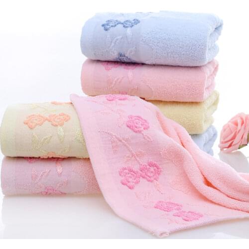 Quality Face Towel Tree Flower Bath Printed Spa Soft Kitchen Cotton Hand For Adults Thick Seaside Home 32*73cm Hotel Serviette