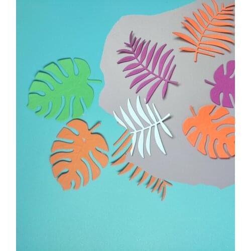 Metal hibiscus cutting template, scrapbook paper drill, leaf and grass picture album, flower, photo album, relief template, 2