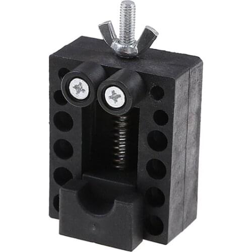 Walnut and jade mini clamp engraving tool polishing olive fixed clamp vise fixed clamp