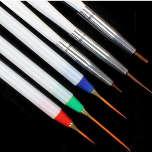 Thin Nail Art Striper Brush Set Painting Pen Drawing Liner Brush Kit Tools