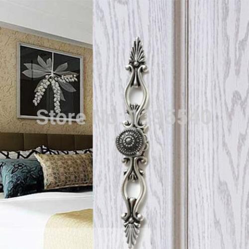 New 2pcs 175mm Antique Cabinet Kitchen Knobs Euro-Style Vintage Wardrobe Handles Knobs Cabinet Drawer Handles Bars Pulls