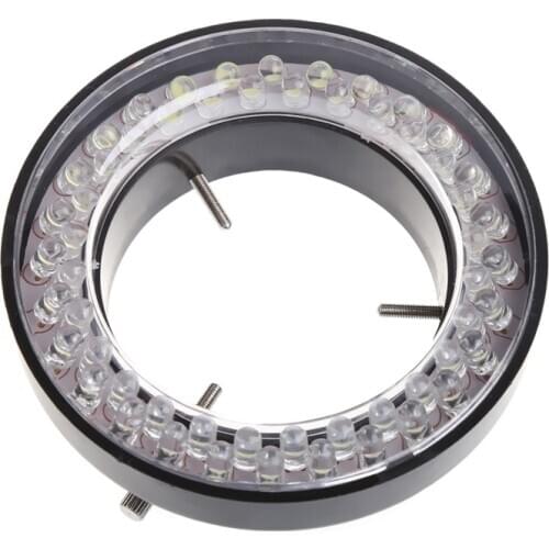 56 LED Adjustable Ring Light illuminator Lamp for stEREO ZOOM Microscope C5AC