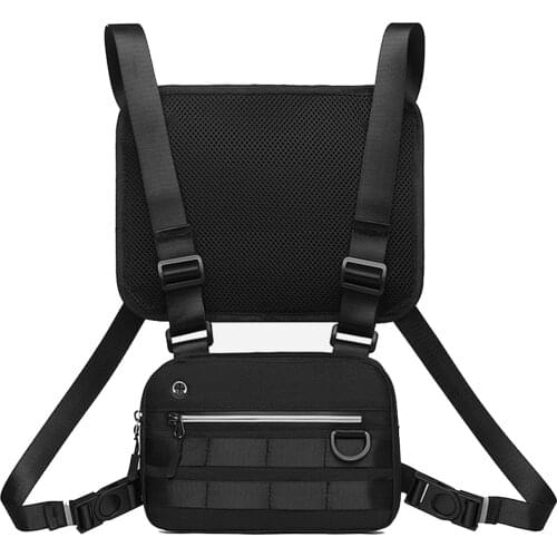 Tactic Hunting Chest Bag Mobile Phone Storage Pouch Hiking Fitness Bag Outdoor Nylon Waterproof Case For Camping