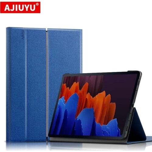 AJIUYU Smart Case For Samsung Galaxy Tab S7 Plus SM-T970 T975 T976 Tablet Protective Cover Shell Tab S7 Plus 12.4" Magnetic Case