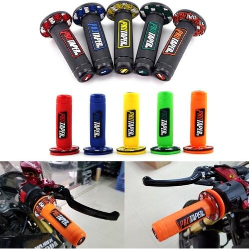 7/8" High Quality Universal Motorcycle Handle Grip Protaper Handlebar Grips Durable Rubber Brake Motocross Pro Taper Handle Grip
