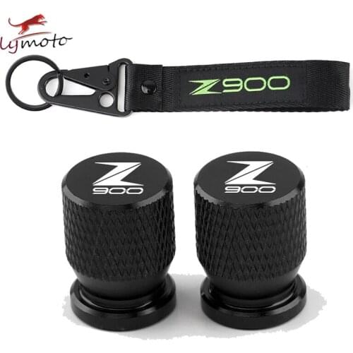 High Quality Embroidery Keychain Key Ring For Kawasaki Z900 Z900rs Newest Motorcycle Accessories Wheel Tire Valve Stem Cap Cover