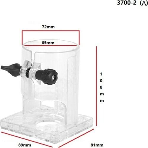 Replacement Plastic Base Board Woodworking Edge Cutter Trimmer Base For Makita RT0701C/Worx WU601 Electric Trimming Machine Part