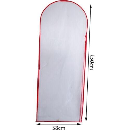 180cm/150cm Wedding Dress Cover Garment Bag Long Clothes Protector Case Dust Proof Covers Wedding Dresses Garment Dust Bag