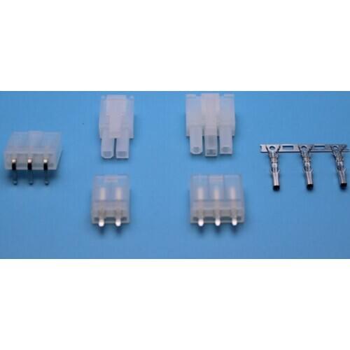 2sets 4.2mm spacing single row straight needle bending line to plate connector latch in the middle