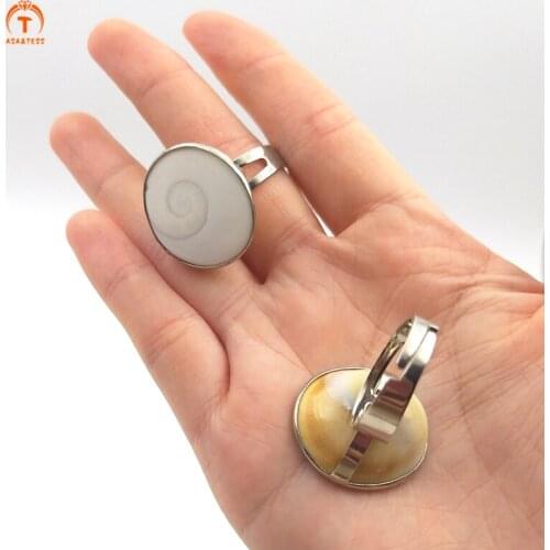 3Pcs Natural Fashion Exquisite Plane Thread Shell Vogue Rings Silver Plated Concise StyleRings For Women Party Wedding Jewelry