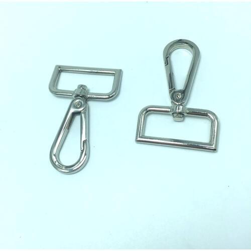 38mm Silver Trigger Snap Hooks