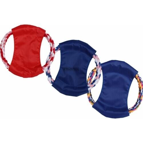 50PCS Interactive Dog Dog Chew Toy Pet Training Supplies Cloth UFO Trainning Pet Dog Flying Discs Toy