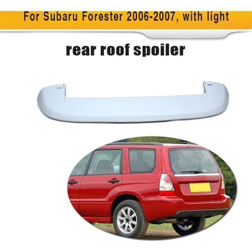 ABS With lamp design car rear wings for auto rear roof spoiler for Forest people 2006 2007
