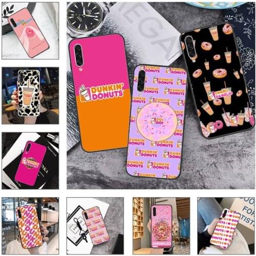 Dunkin Donuts Dessert snacks Phone Case For Samsung galaxy A S note 10 7 8 9 20 30 31 40 50 51 70 71 21 s ultra plus