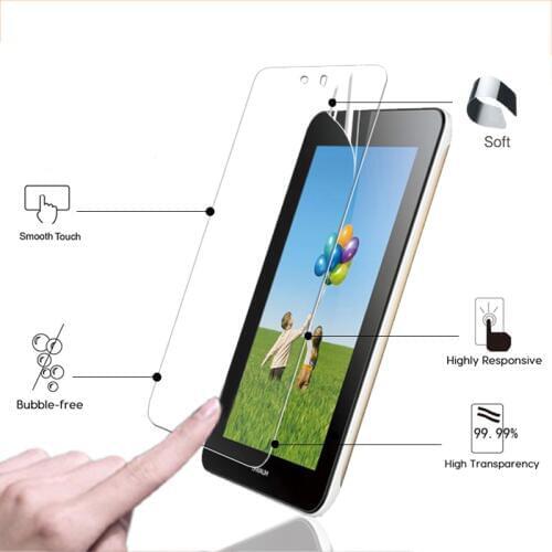 Premium HD lcd Glossy screen protector film For Huawei S7-701U 7.0" tablet front high clear screen protective films + tools