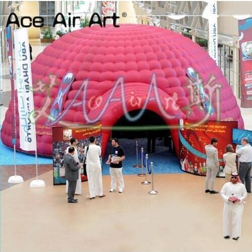 Customized inflatable air blowing bubble igloo dome Exhibition Hall tent for event or exhibitions