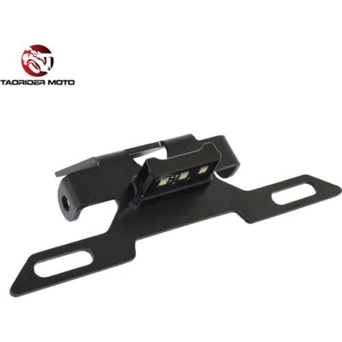 License Plate Holder Bracket Kit For Yamaha YZF R6 2017 2018 2019 2020 2021 Tail Tidy Fender Eliminator with LED Light