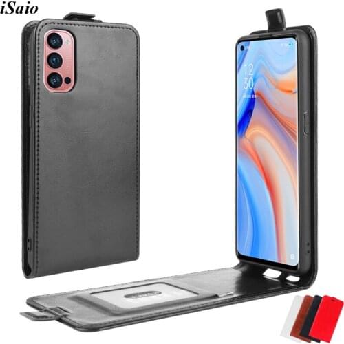 For OPPO Find X2 Pro Reno 4 Pro 5G Flip Case Leather Cover for OPPO Reno 4 5G Mobile Phone Case Soft TPU Cover with Card Slot