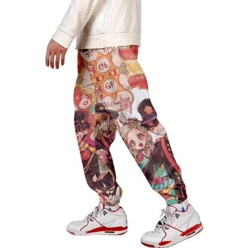 Hot! Teenager Naruto / Demon Slayer 3D Printed Pants Boys Girl Anime Naruto Cosplay Costume Men/Women Trousers Plus Size 2XS-4XL