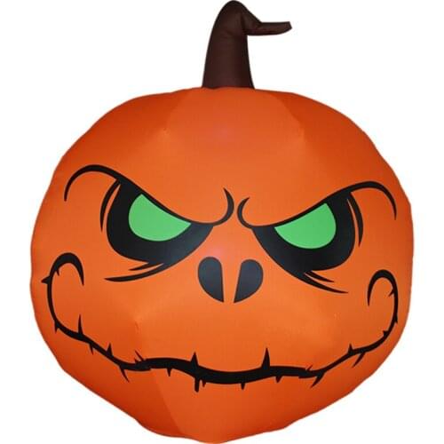 Inflatable Pumpkin Ghost with LED Lights Home Holiday Lawn Light Up Halloween Holiday Decoration US-Plug