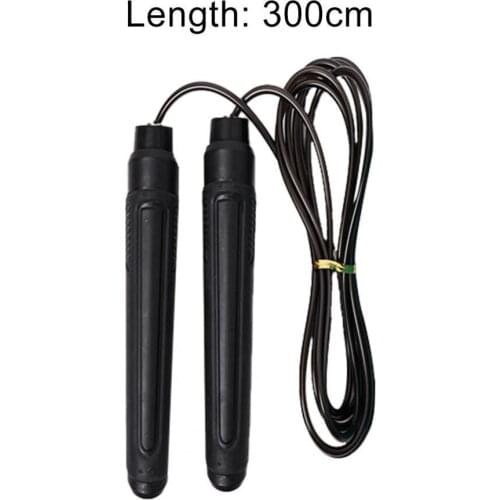 1 set of bearing steel wire skipping rope adjustable flexible and comfortable to hold fitness equipment adult sports training