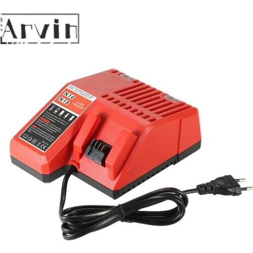Eu Plug 18V Power Tool Lithium Battery Charger Replacement For Milwaukee M18